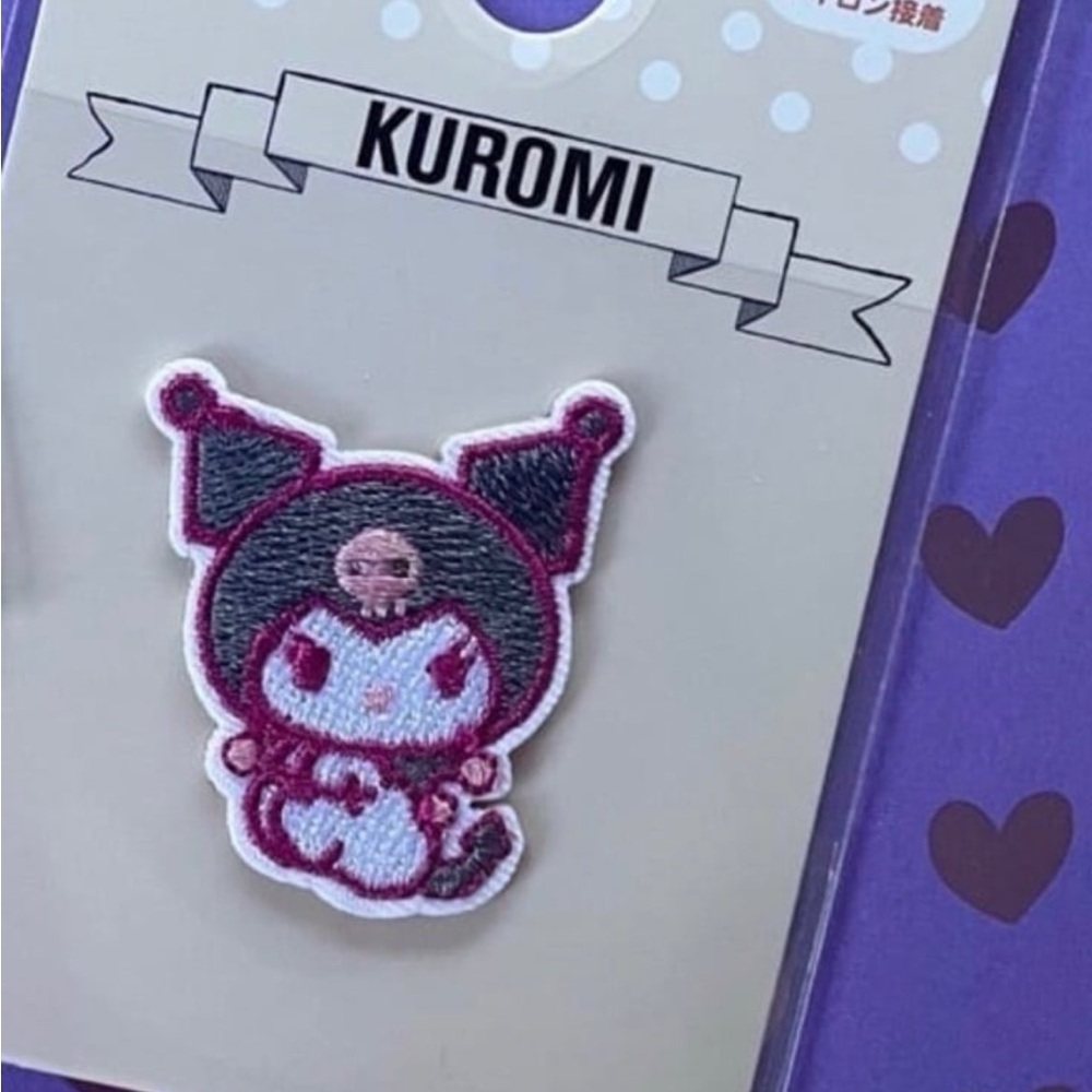 Kuromi iron on patch